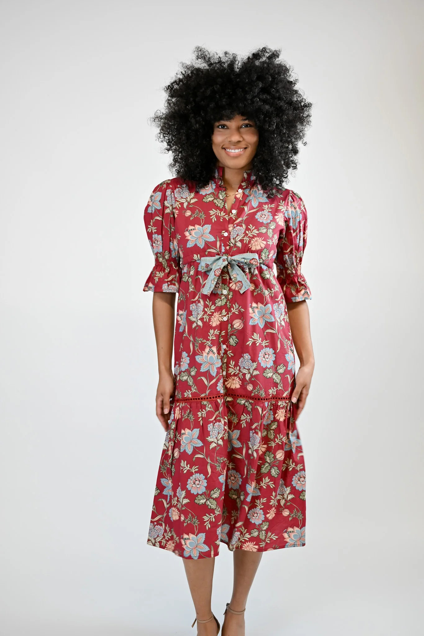 Kai Maxi | Scarlet Meadow | Victoria Dunn LLC