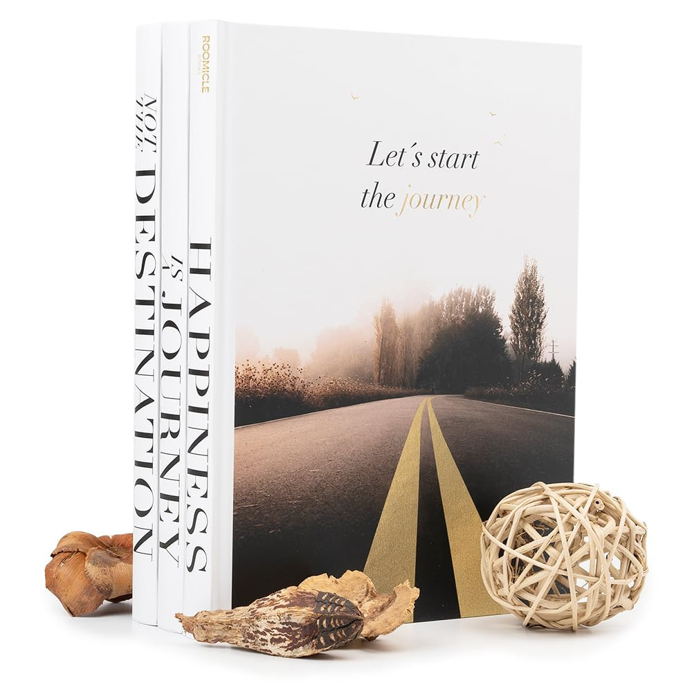 Decorative Books for Home Decor - Coffee Table Book Decor - Fake Books for Decoration - Faux Book... | Amazon (US)