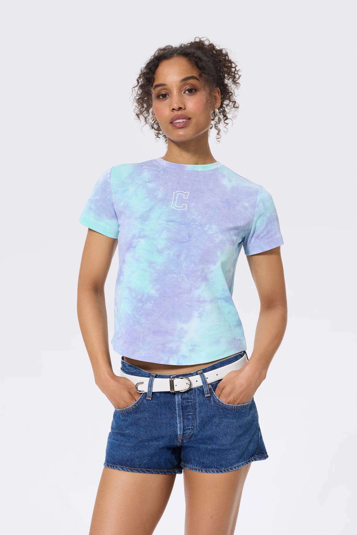 Cleveland Guadians Tie Dye Draft Tee | Terez