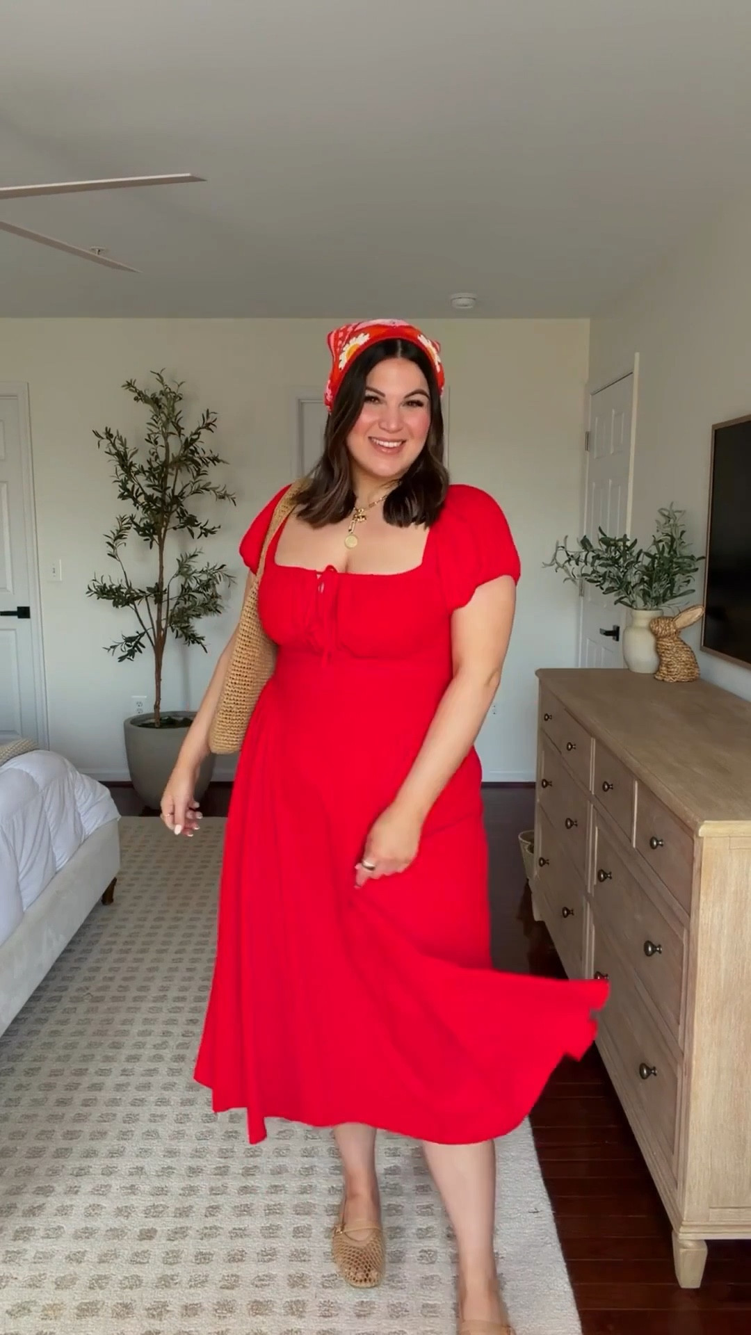 Midsize spring outfit idea ☀️ the weather is finally so nice here in MD so I wanted to share a little warm weather weekend outfit! I specifically had the farmers market in mind with this one!

Dress - size xl *use code KELLY15 to save at Baltic Born
Flats - 9 
Perfume @elizabetharden  Eternal Aura from @Macys  


#LTKMidsize #LTKSeasonal #LTKTall