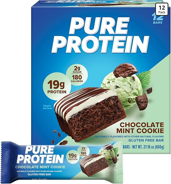 Pure Protein Bars, High Protein, Nutritious Snacks to Support Energy, Low Sugar, Gluten free, Cho... | Amazon (US)