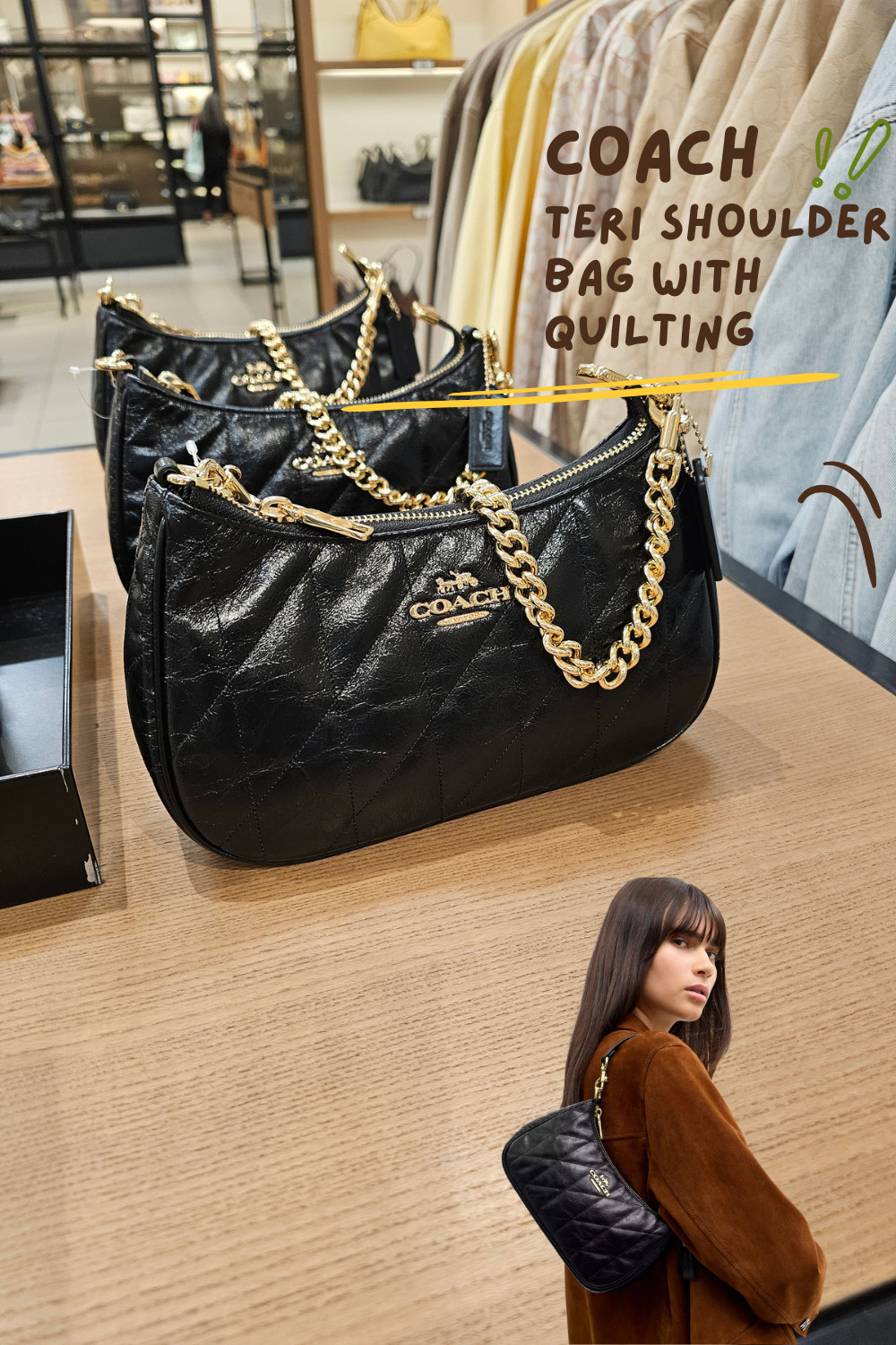 Coach Teri Quilted Shoulder Bag – Must-Have Style Right Now! 

It’s the perfect size for daily use—compact yet functional—and pairs effortlessly with both casual and dressed-up looks.

One of the most wearable Coach styles right now!!! 
 

 #LTKstyletip #LTKbag #LTKgiftguide