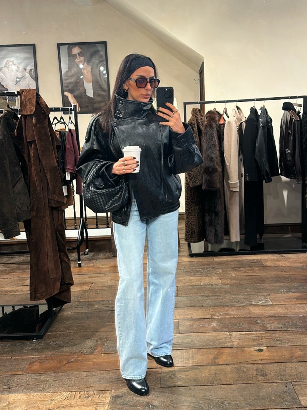 Leather jacket & Superlow Loose jeans 🤝 me 

#LTKuk #LTKeurope #LTKwinter