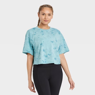 Women's Spray Dye Short Sleeve T-Shirt - JoyLab™ | Target