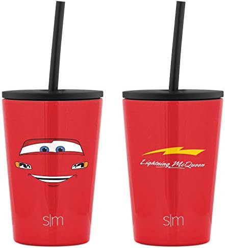 Simple Modern Disney Kids Cup 12oz Classic Tumbler with Lid and Silicone Straw - Vacuum Insulated St | Amazon (US)