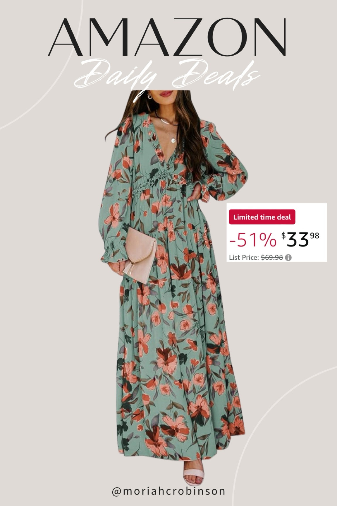 Amazon daily deal - 51% off today!!

Dress, Amazon fashion, affordable fashion, spring fashion, summer fashion, spring outfit, summer outfit, Amazon deal, Amazon sale, vacation outfit, resort wear

#LTKstyletip #LTKfindsunder50 #LTKsalealert