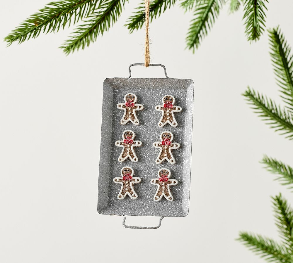Gingerbread Cookie Sheet Ornament | Pottery Barn (US)