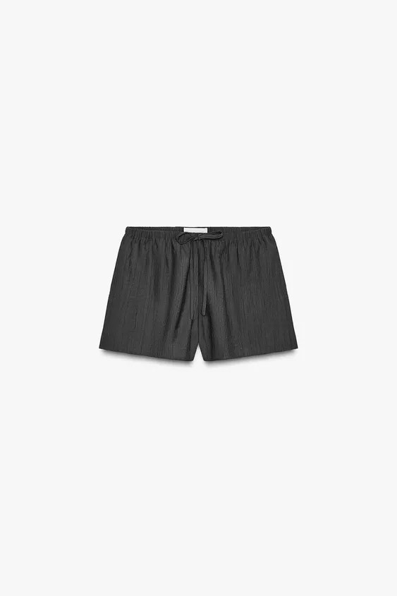 CRINKLE-EFFECT SHORTS | Zara UK