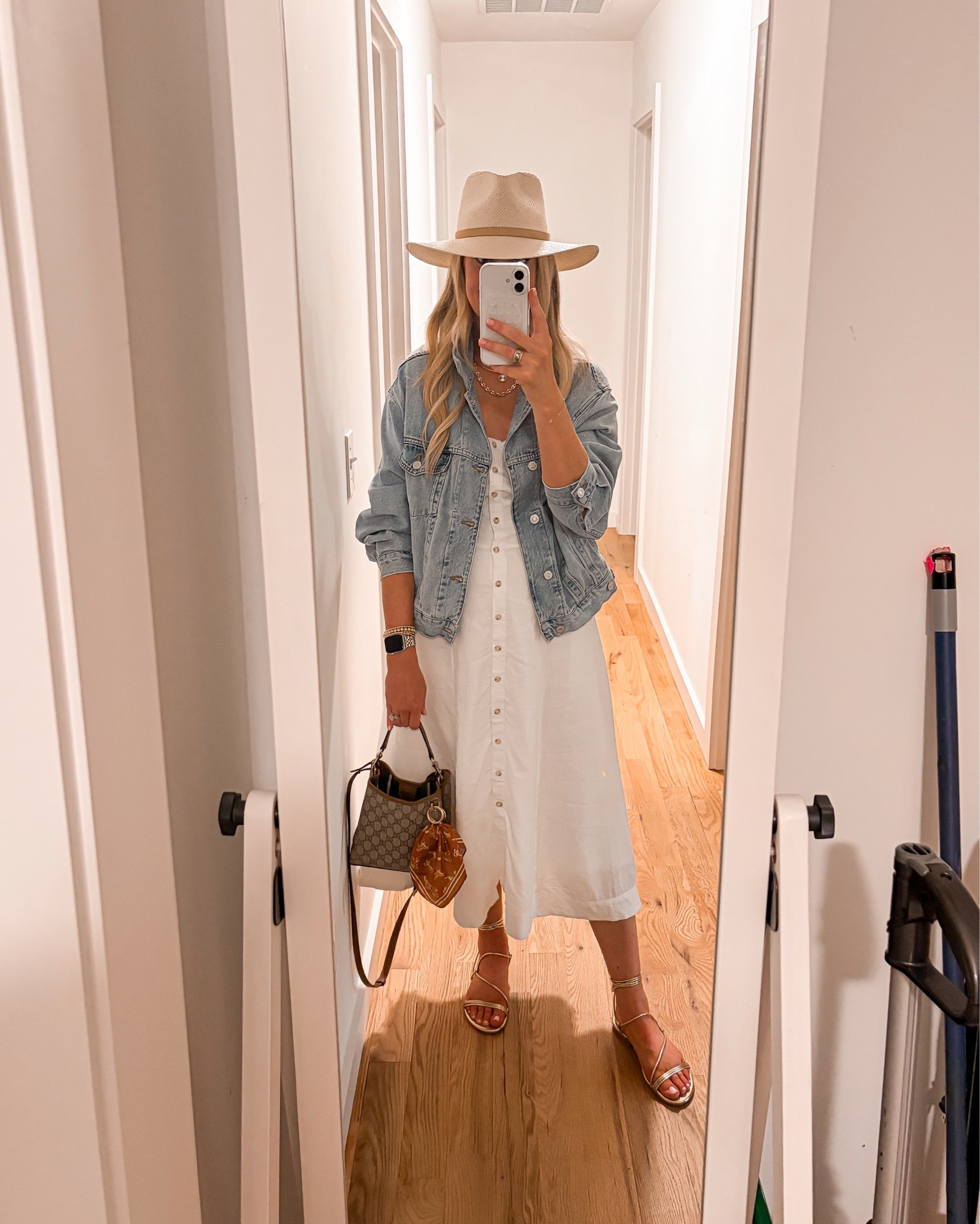 Summer OOTD 
Sizing Details:
Dress - small 
Jacket - xs 
Sandals - 8

#LTKgrwm #LTKootd #LTKdayinmylife