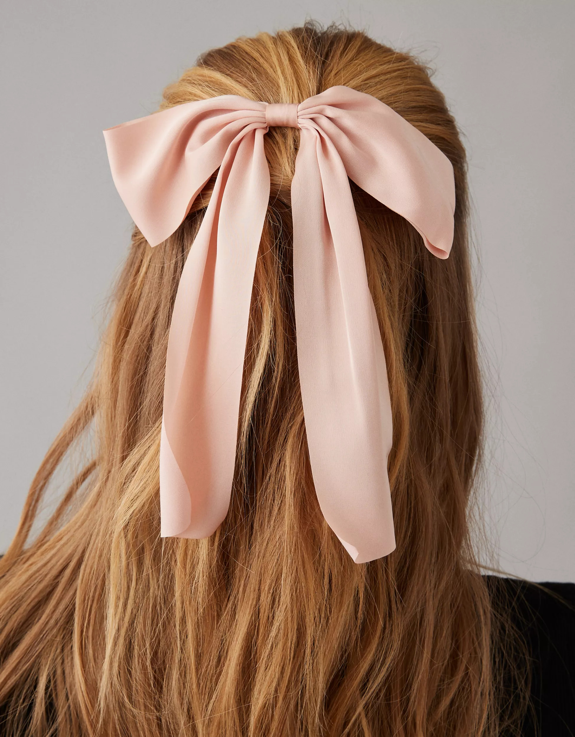 AE Drapey Satin Bow Clip | American Eagle Outfitters (US & CA)
