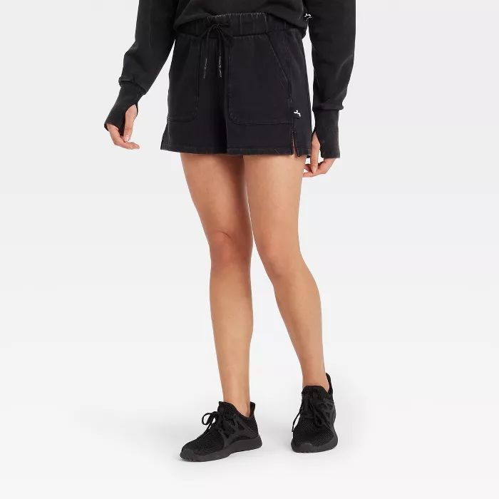 Women's French Terry Mid-Rise Shorts - JoyLab™ | Target