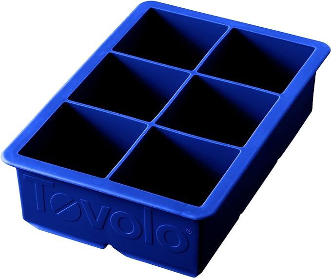 Tovolo 80-5521 Large King Ice Mold Freezer Tray of 2-Inch Cubes for Whiskey, Bourbon, Spirits & L... | Amazon (US)