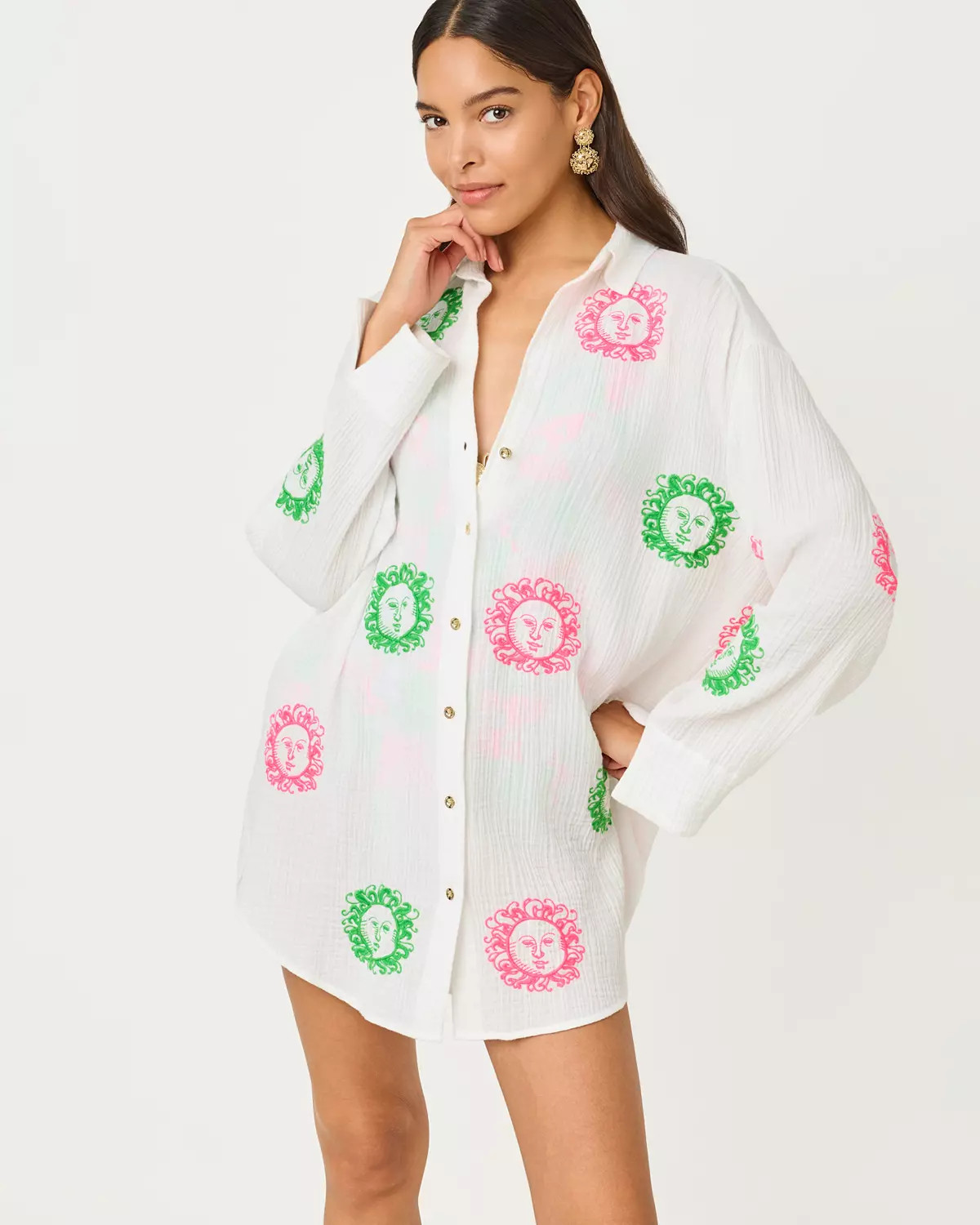 Kwitney Long Sleeve Cover-Up | Lilly Pulitzer