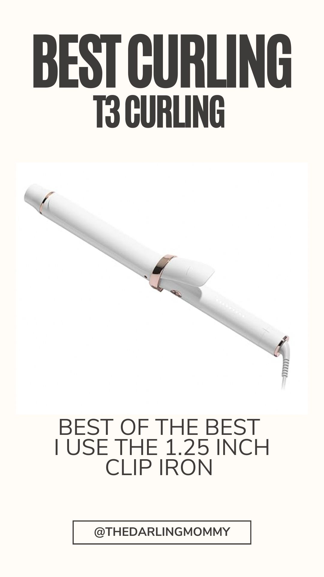 I use the 1.25 inch clip iron + its on sale right now!  

 #LTKSaleAlert #LTKFindsUnder100 #LTKBeauty