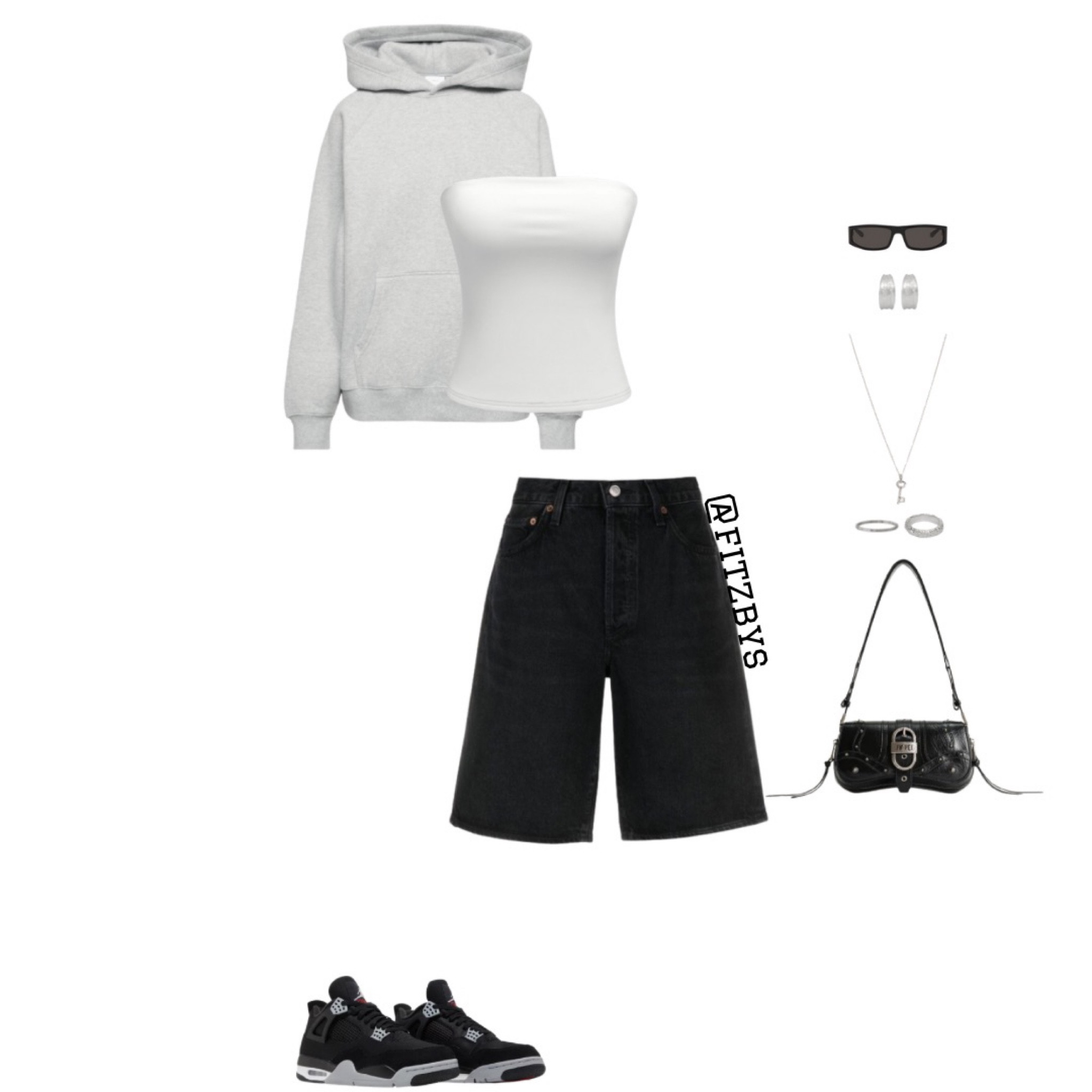 Jorts outfit

Grey hoodie, white tube top, agolde , jorts, jeans shorts, black shorts, black jorts, denim shorts, jorts outfit, Bermuda shorts, shorts outfit, Jordan’s, jordan 4s sneakers, black sneakers, black sunglasses, black shoulder bag, silver jewelry, summer clothes, summer outfits, vacation outfit, concert outfit, outfit idea, style tip, spring outfit. Cute top, jorts, cute jorts outfit, Trendy outfit, 2024 outfit ideas, cute summer outfit. 

#virtualstylist #outfitideas #outfitinspo #trendyoutfits # fashion #cuteoutfit #summeroutfit #springoutfit #jorts #denimshorts  #summerclothes #summerstyle #cutesummeroutfit 


#LTKstyletip #LTKcanada