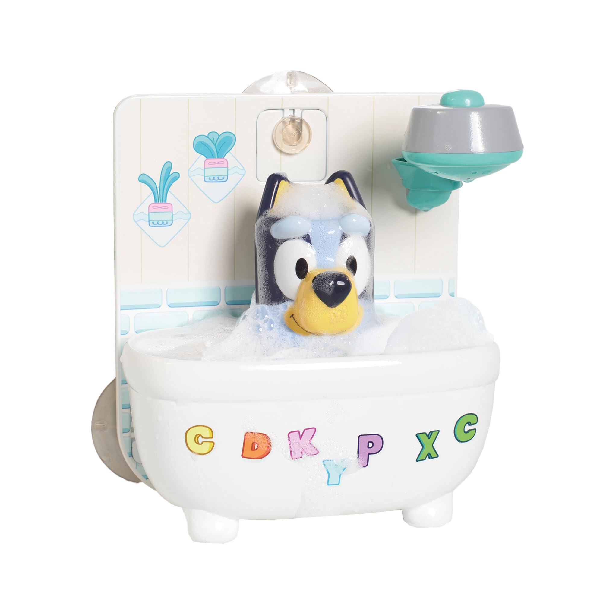 TOMY Toomies Shower & Scrub Bluey - Create Your Own Bubbles - Includes Rinsing Showerhead and Rem... | Amazon (US)