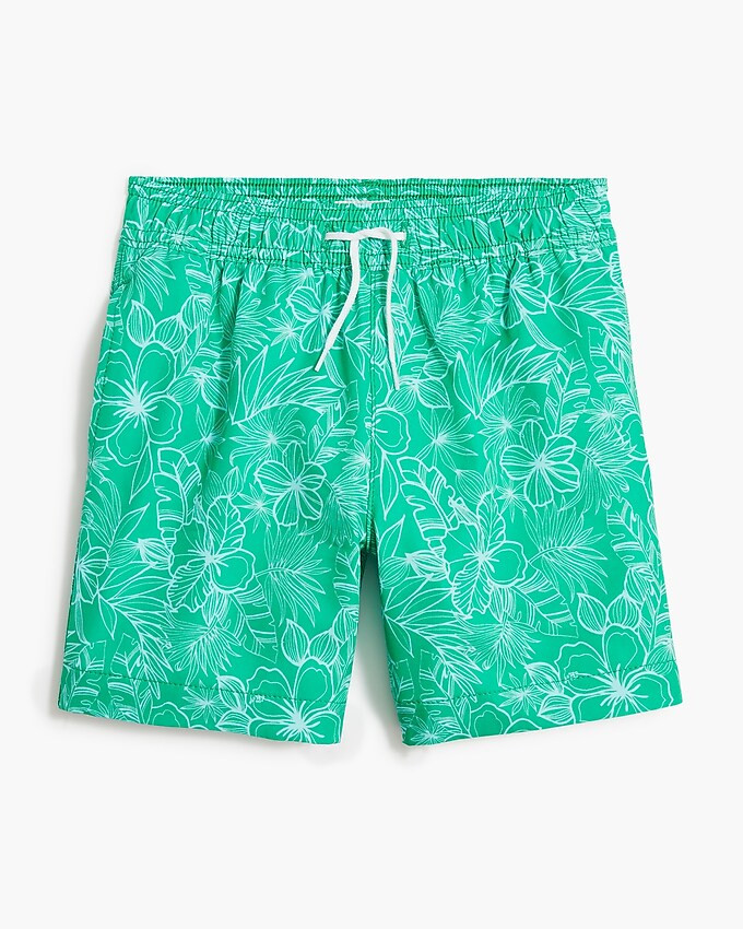 Boys' floral swim trunk | J.Crew Factory