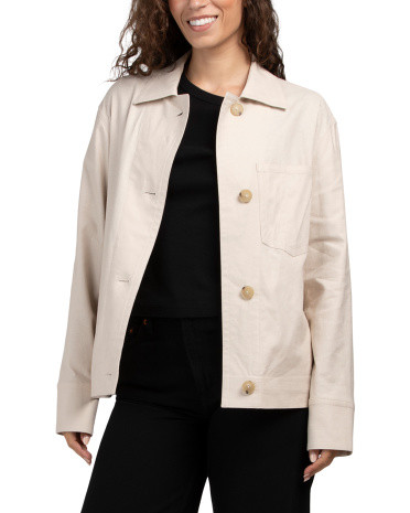 Linen Blend Jacket | TJ Maxx