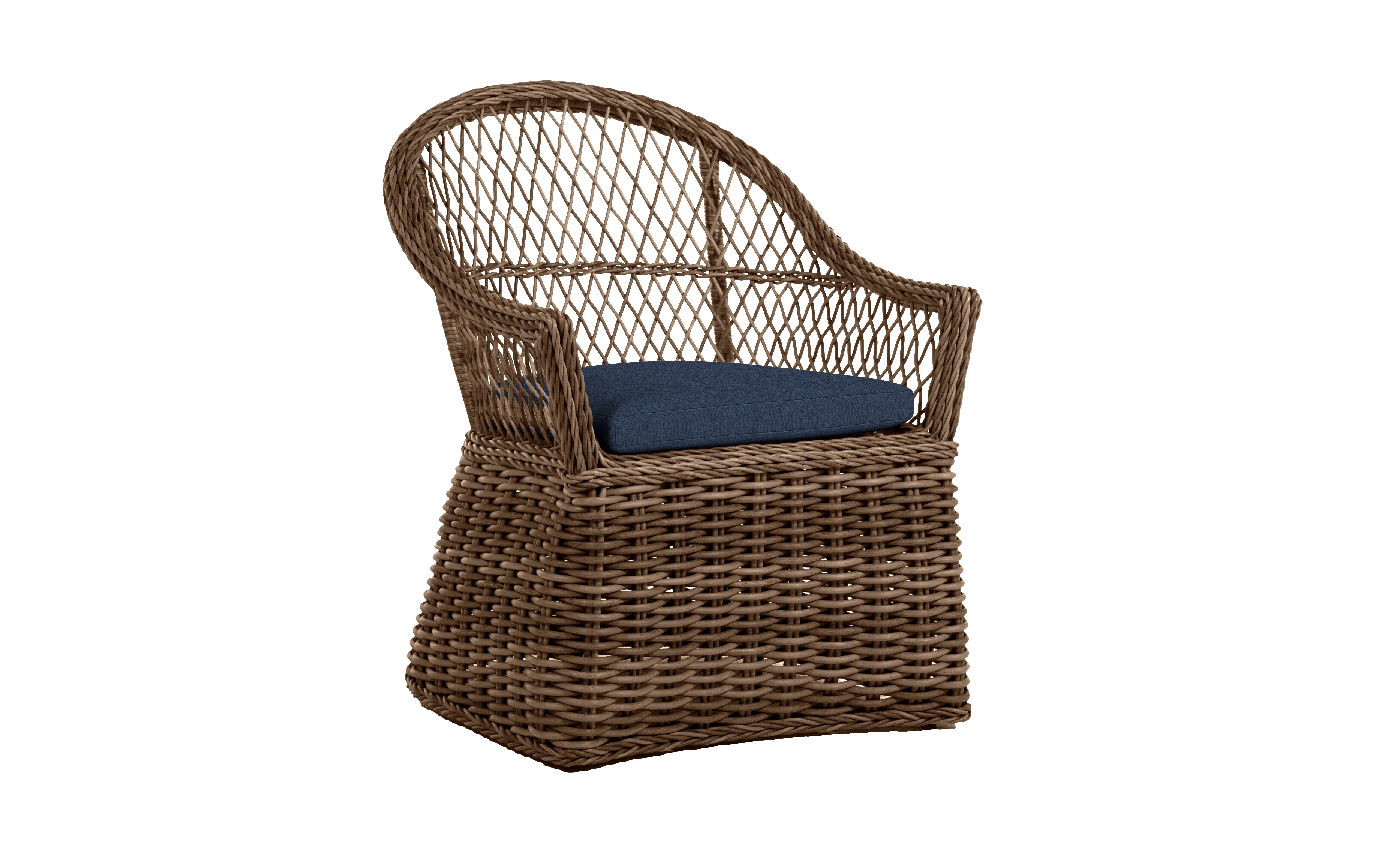 Soho Woven N-Dura Resin Wicker Outdoor Arm Chair | Wayfair North America