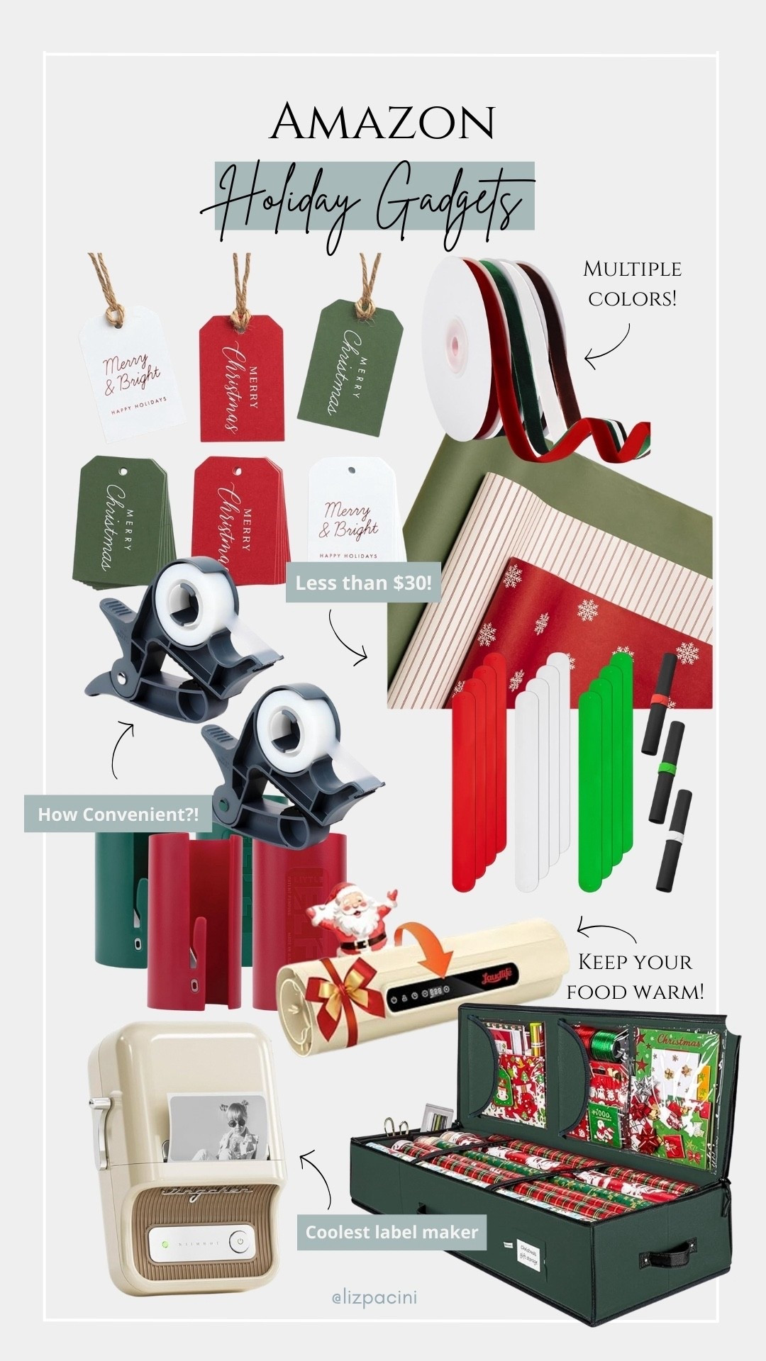 My roundup of the best Amazon Holiday gadgets! Tap to shop 🔗🎄

amazon finds, amazon holiday gadgets, wrapping gadgets 

#LTKdayinmylife #LTKGiftGuide #LTKHoliday