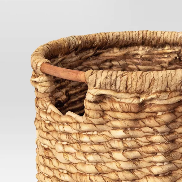 Round Woven Basket with Cut-Off Handle - Threshold™ | Target