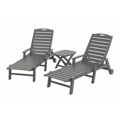 Nautical 3-Piece Chaise Set | Wayfair North America