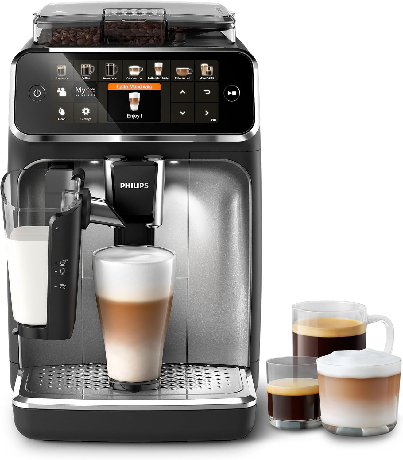 Philips 5400 Series Bean to Cup Coffee Machine – 12 Coffee Varieties, LatteGo Milk Frother, Fas... | Amazon (UK)