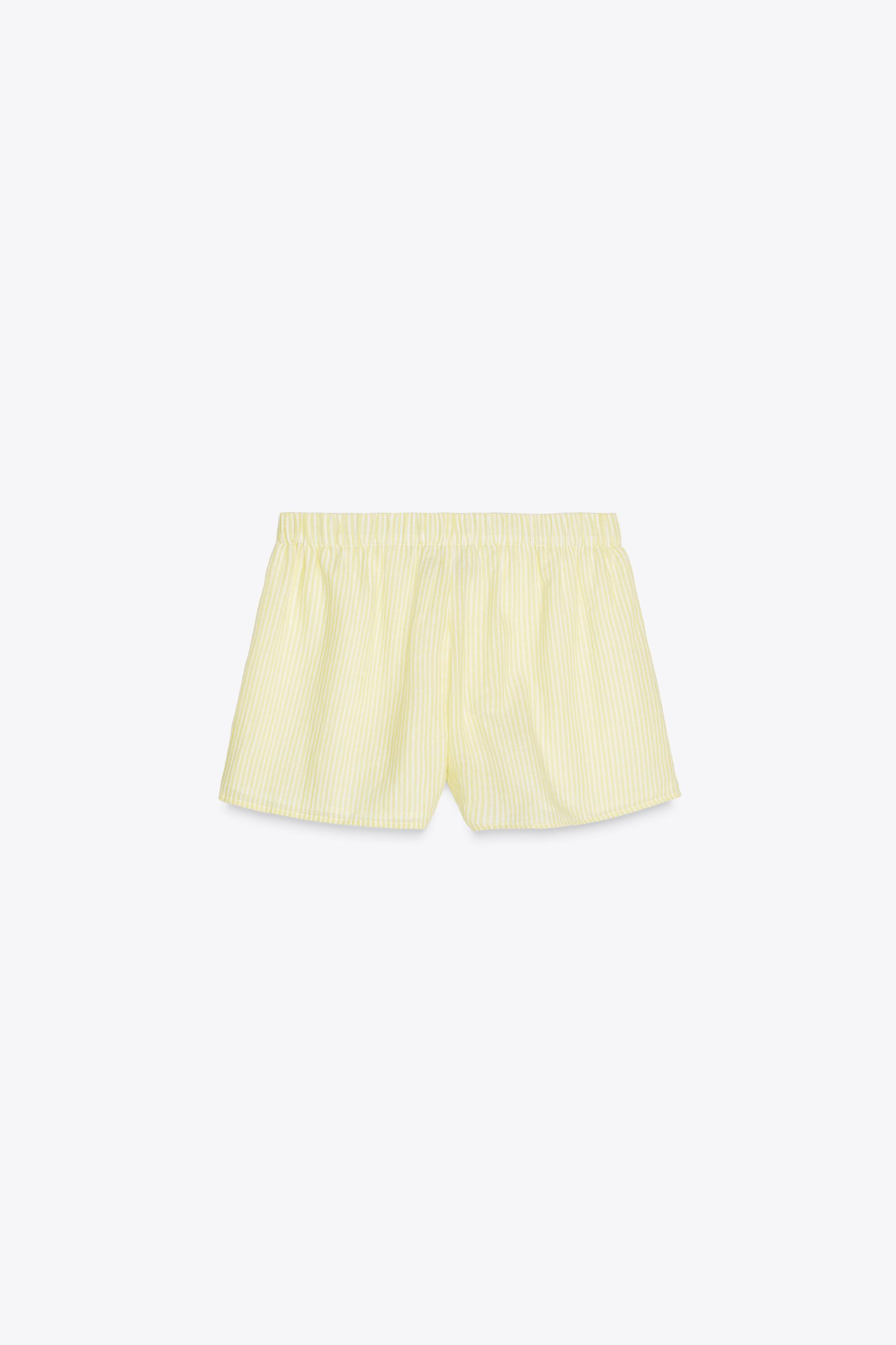 GAUZE PYJAMA SHORTS | Zara UK