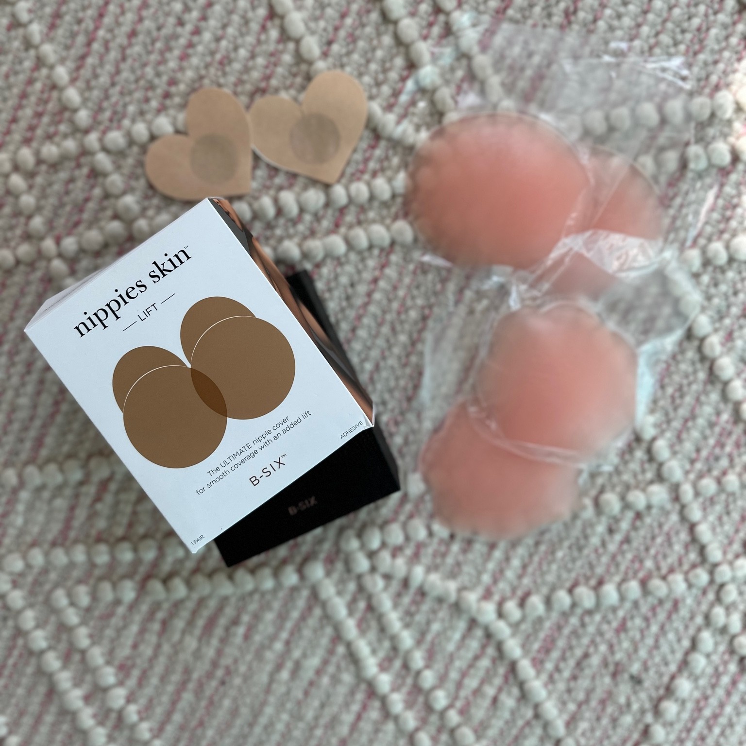 Adhesive braless options 