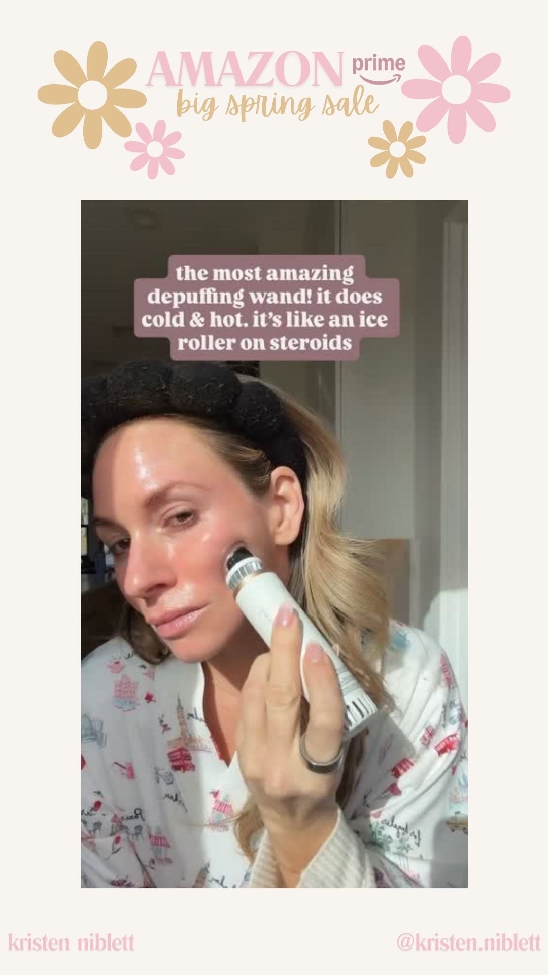 This depuffing wand is viral for a reason! It has both cold and hot settings and is the perfect way to level up your skincare. This would also be a great Mother’s Day gift for the beauty loving mama in your life! 🩷

#LTKSaleAlert #LTKgrwm #LTKselfcare