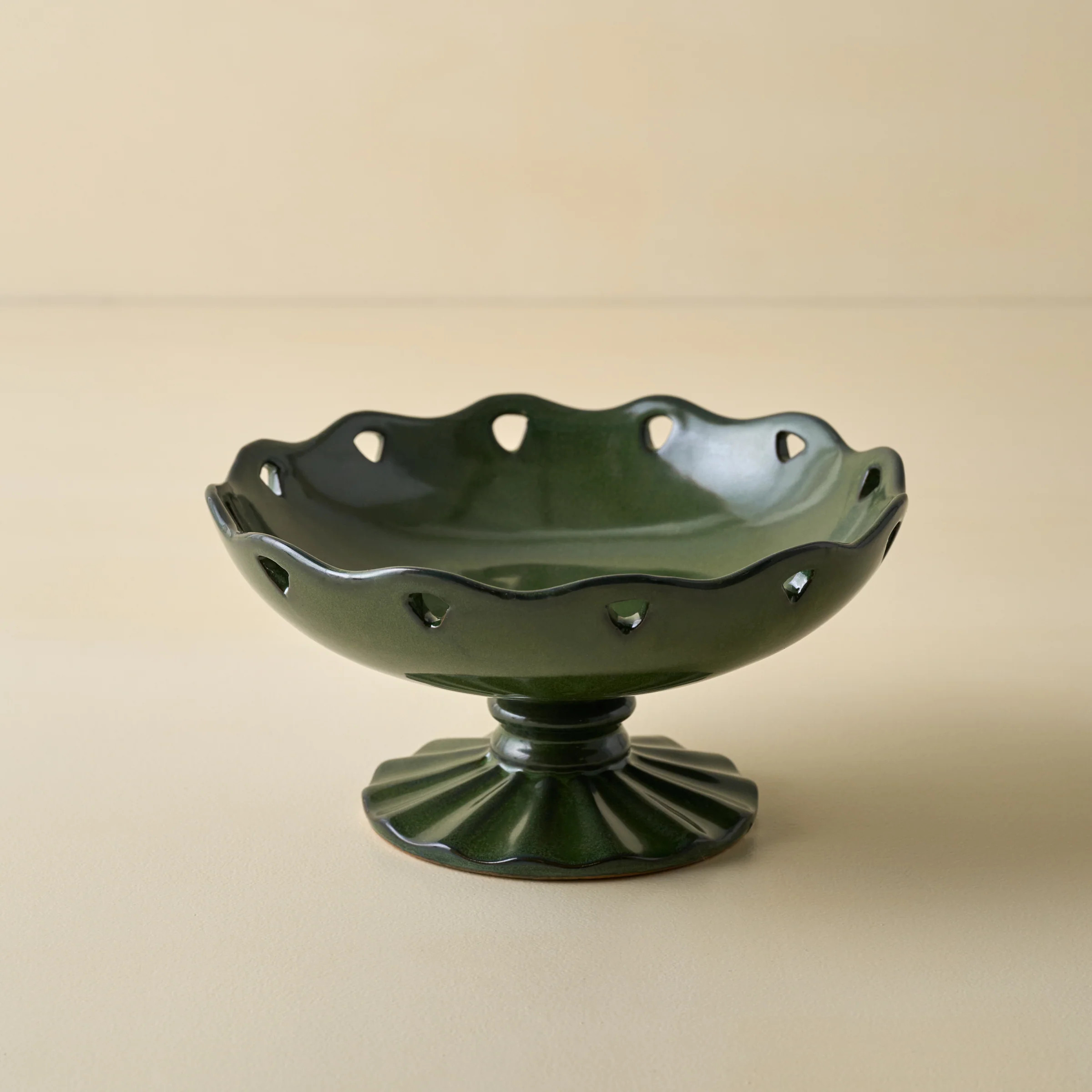 Libby Glazed Ceramic Footed Bowl | Magnolia