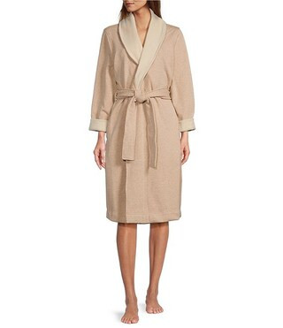 Duffield Double Knit Fleece Robe | Dillard's