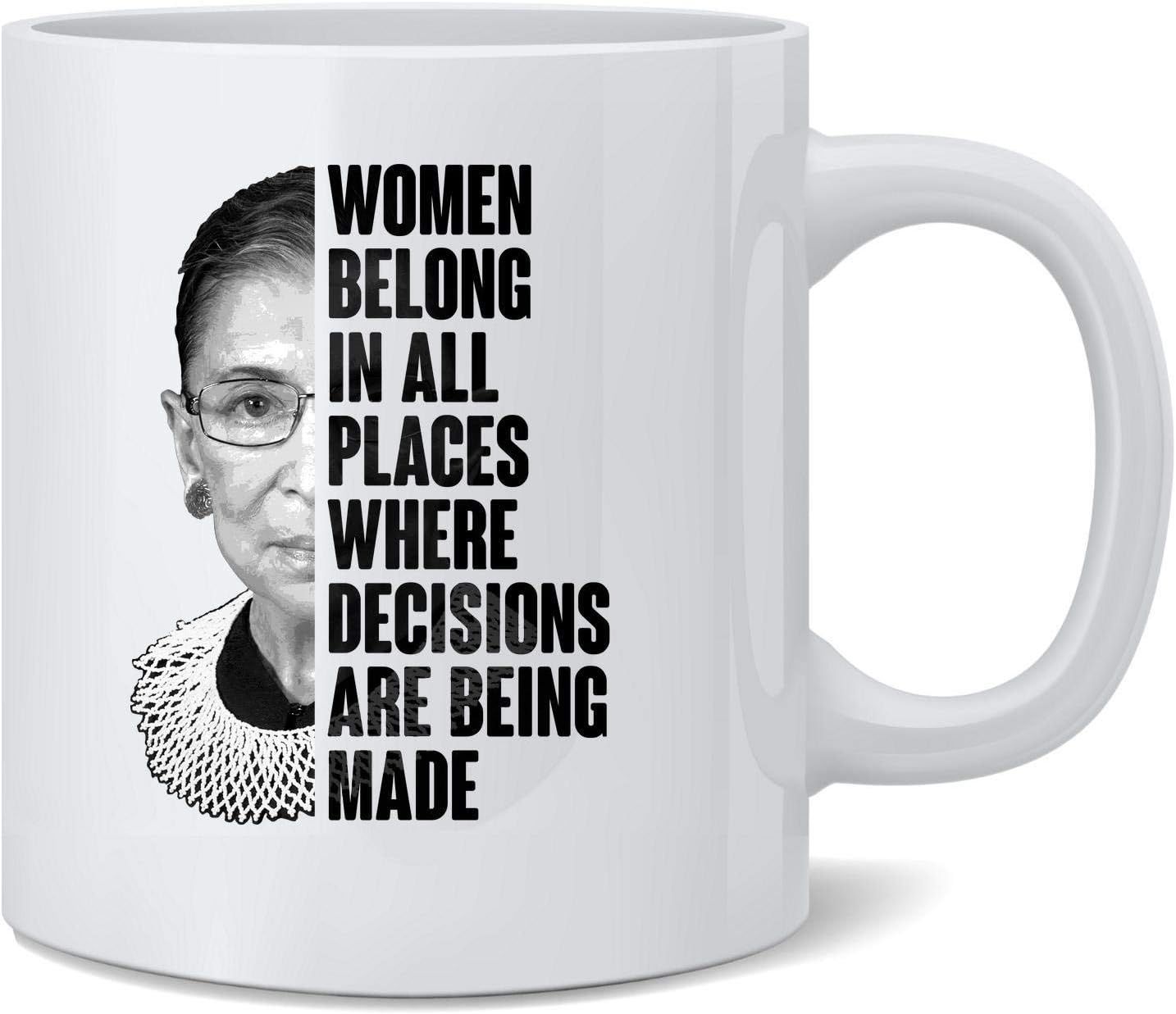 Poster Foundry Ruth Bader Ginsburg Women Belong in All Places Where Decisions are Being Made Quot... | Amazon (US)