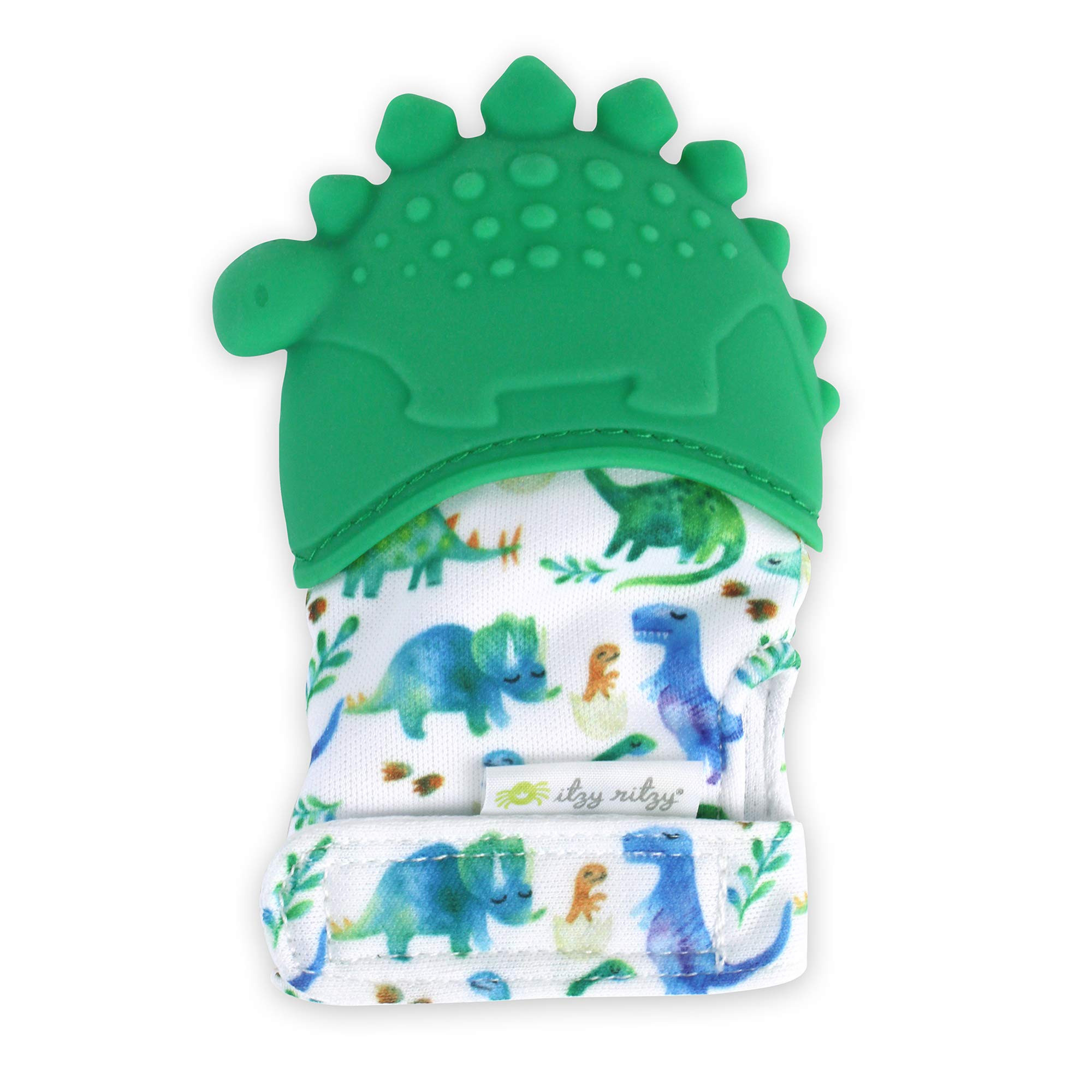 Itzy Ritzy Silicone Teething Mitt - Soothing Infant Teething Mitten with Adjustable Strap, Crinkl... | Amazon (US)