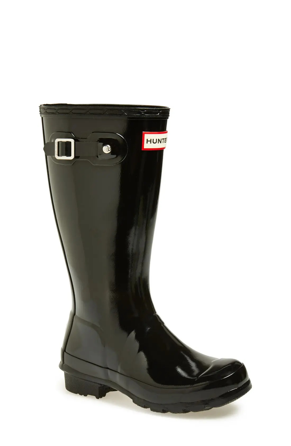 Kid's Hunter Original Gloss Rain Boot, Size 4 M - Black | Nordstrom