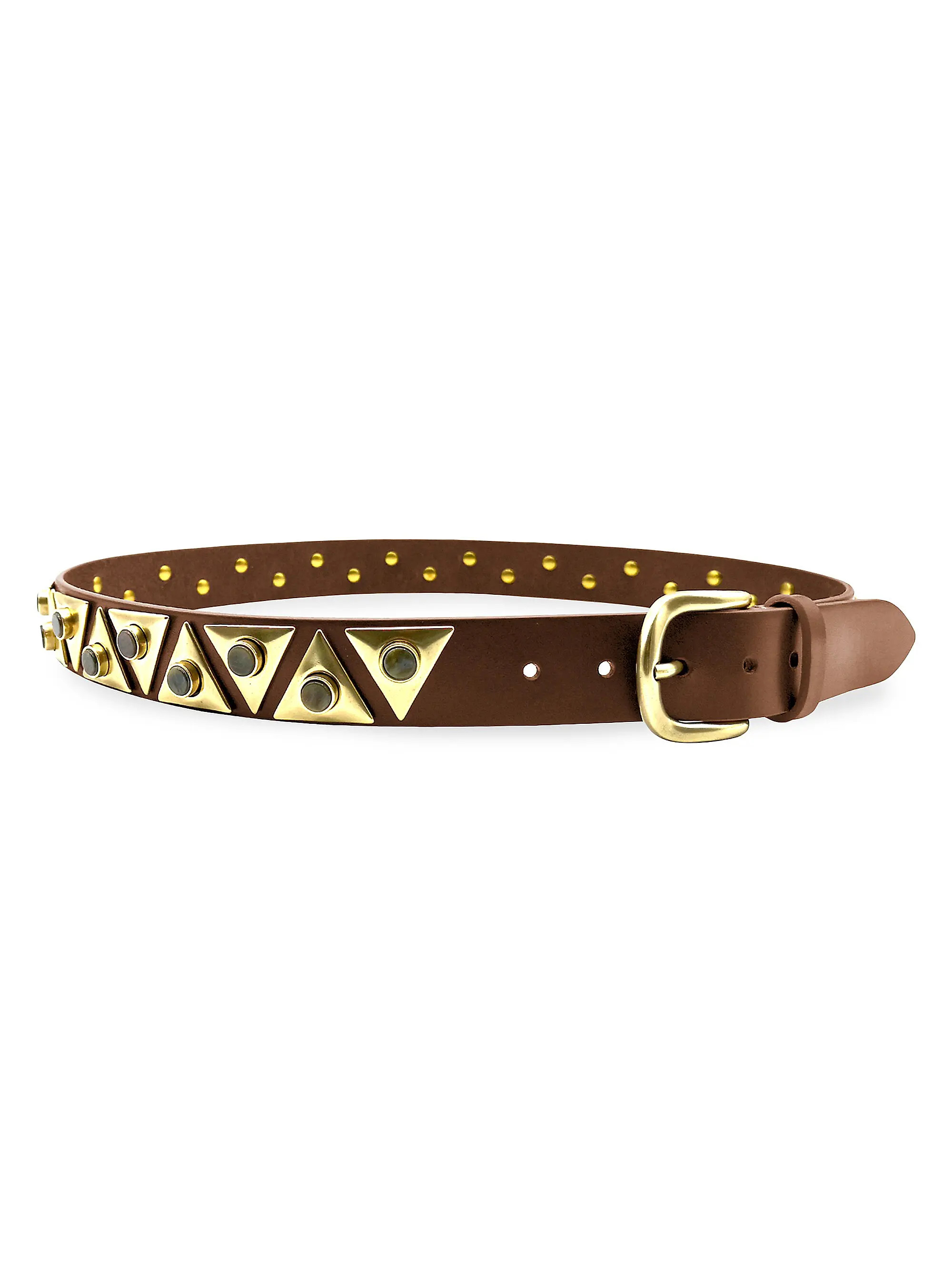 Veliana Embellished Leather Belt | Saks Fifth Avenue