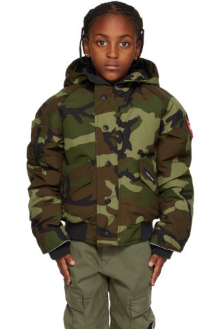 Kids Khaki Down Bomber Jacket | SSENSE