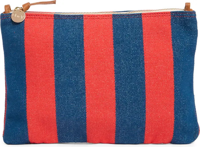 Stripe Flat Clutch | Nordstrom