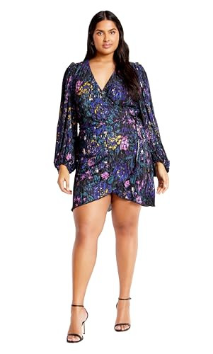 City Chic Women's Plus Size Dress - Kira Print | Amazon (US)
