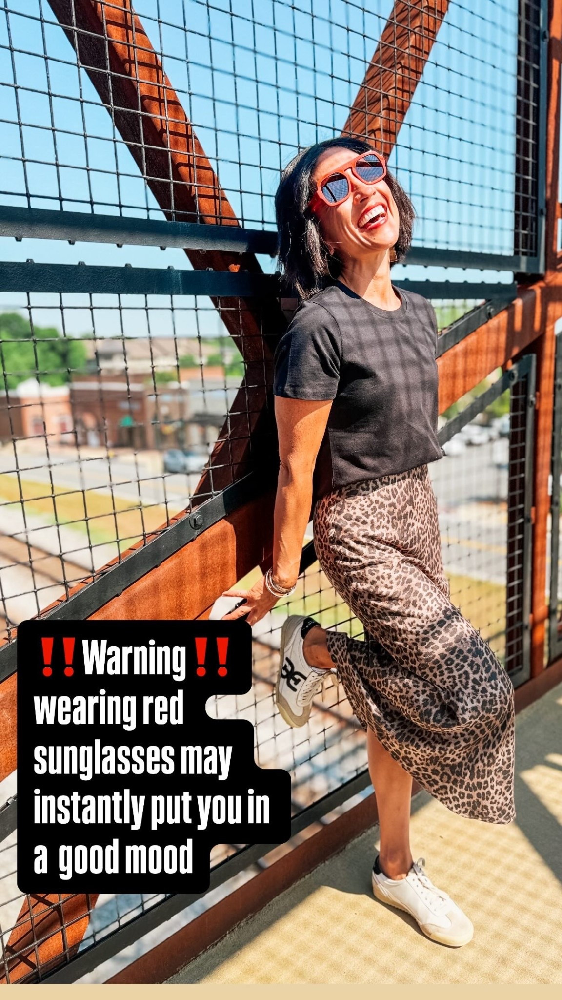 Sunshine + a good pair of red sunglasses = instant mood boost ❤️😎

These are giving effortless, throw-on-and-go glam while somehow making everything feel a little more fun (school drop-offs, errands, all of it). The pop of red just hits different and instantly elevates even the simplest outfit.

Linking my exact pair + a few similar bold sunnies to add that easy “main character energy” to your everyday ✨ #LTKStyle #LTKAccessories #EverydayElevated #MomStyle #SummerStyle 

#LTKmomlife #LTKootd #LTKdayinmylife