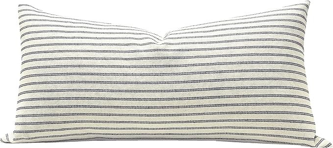 Rectangular Throw Pillow Cover Decorative Textured Lumbar Accent Cushion Cover for Couch Sofa 12 ... | Amazon (US)