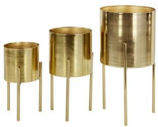 Mercer41 Mccaughey 3 - Piece Iron Pot Planter Set | Wayfair | Wayfair North America