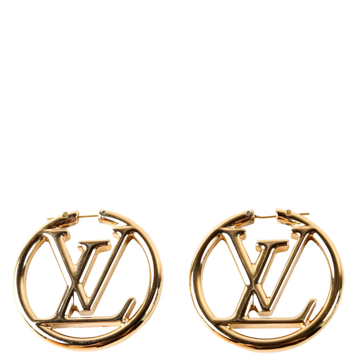 Louis Hoops GM Earrings | Keeks Designer Handbags