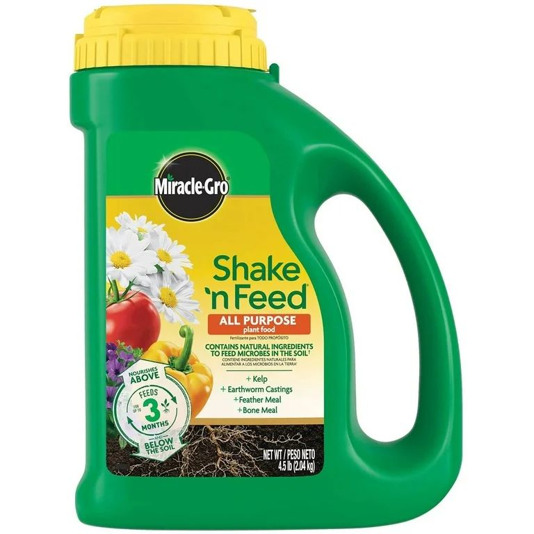 Miracle-Gro Shake 'n Feed All-Purpose Plant Food - 4.5lb - Walmart.com | Walmart (US)