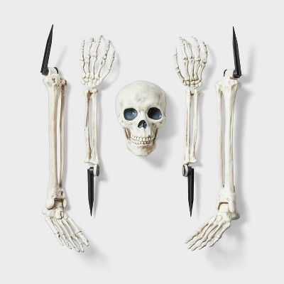 5pc Skeleton Groundbreaker Set Halloween Decorative Prop - Hyde &#38; EEK! Boutique&#8482; | Target