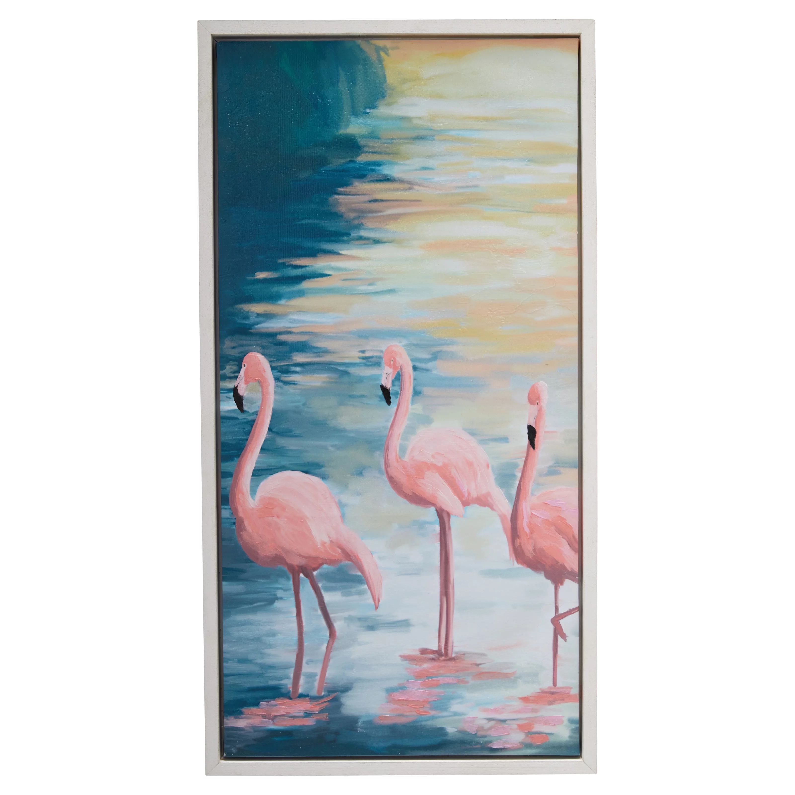 Flamingo Lake White 22"x42" Frame by Drew Barrymore Flower Home - Walmart.com | Walmart (US)
