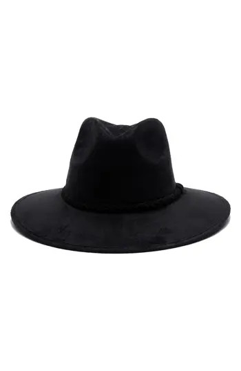 MODERN MONARCHIE Suede Explorer Hat in Black at Nordstrom Rack | Nordstrom Rack
