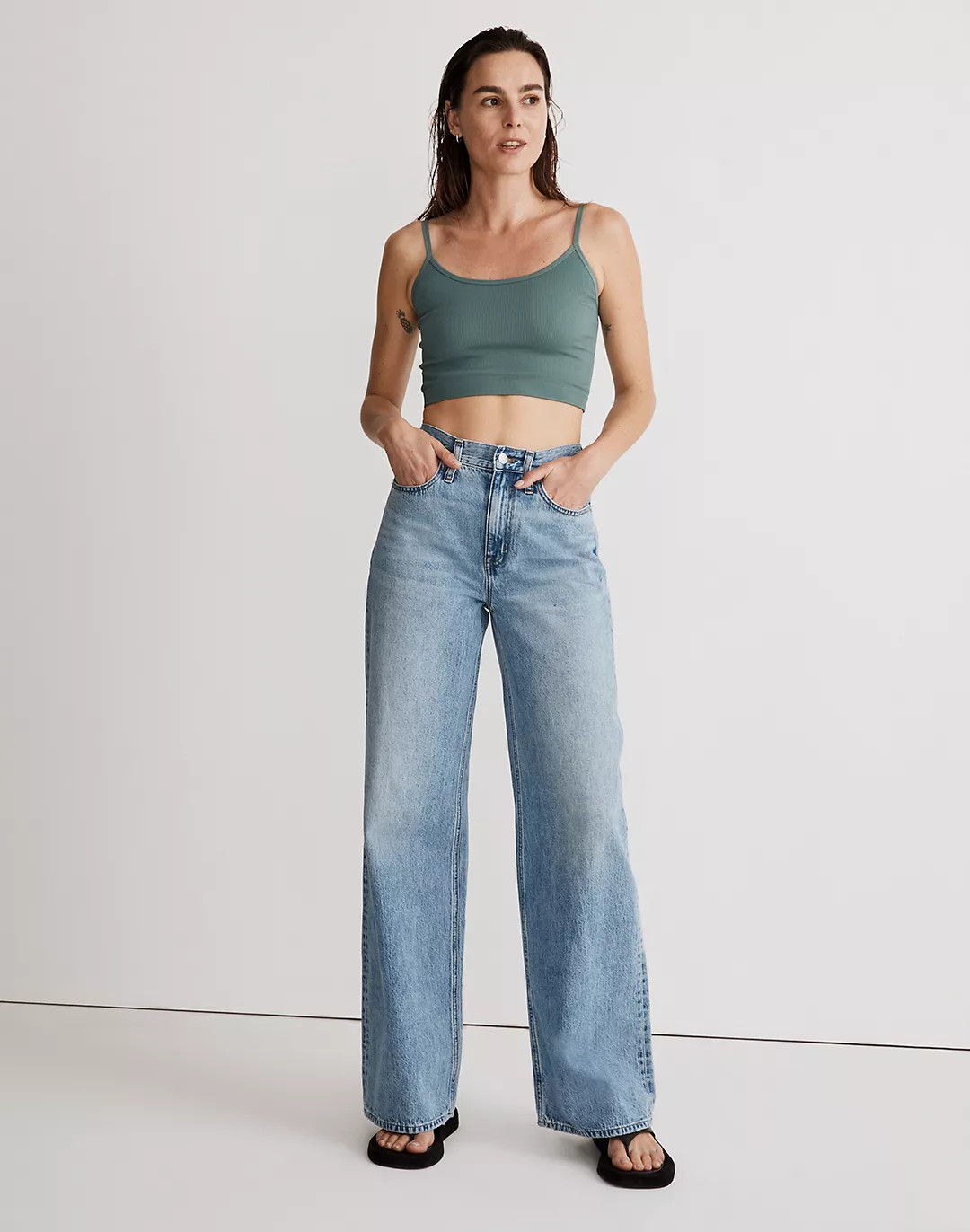 Superwide-Leg Jeans in Varian Wash | Madewell