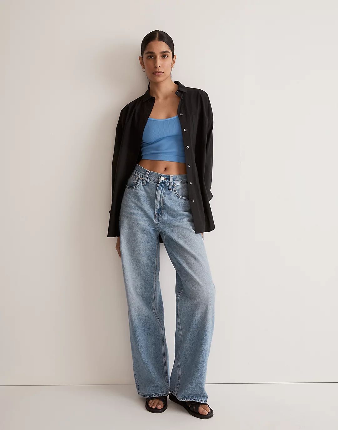 Superwide-Leg Jeans in Varian Wash | Madewell
