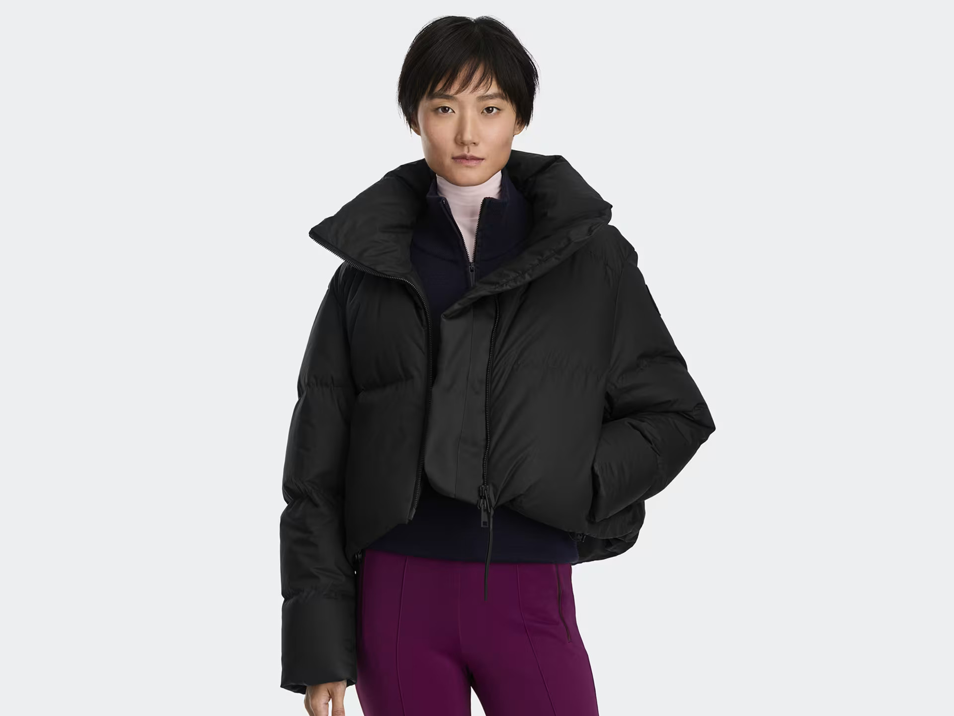 Garnet Cropped Puffer | Canada Goose